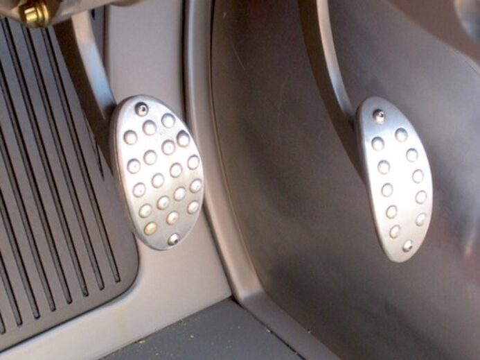 Understated Gas and Brake Pedals