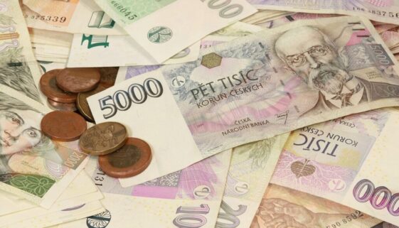 the czech crown, money, currency