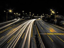 highway at night