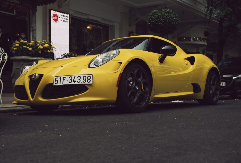 alfa romeo, car, street