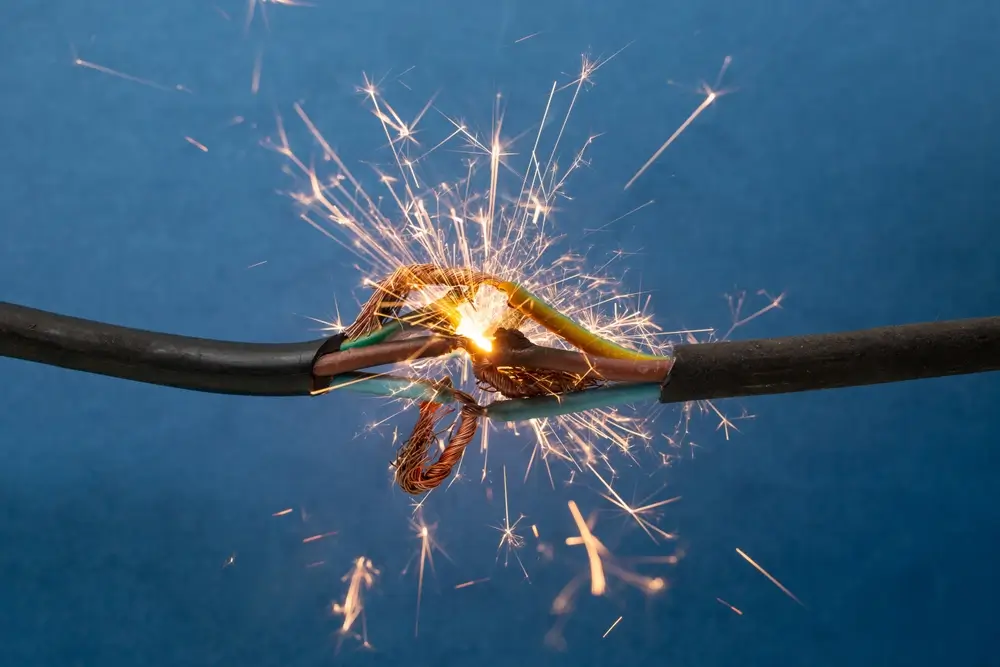Žehlička a prodlužovačka může být ošemetná kombinace. Zdroj: Shutterstock - MotorGuru.cz Pravidla používání elektrické energie je třeba dodržovat.