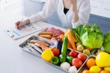 zdravé potraviny, ovoce, zelenina s vitamínem D