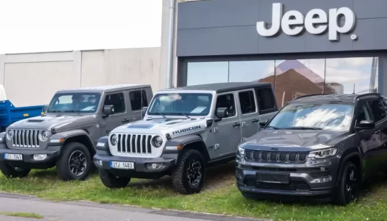 Nabídka automobilů Jeep