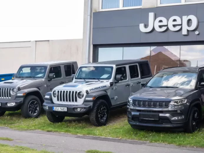 Nabídka automobilů Jeep