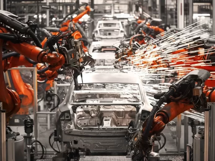 Výroba automobilové montážní linky