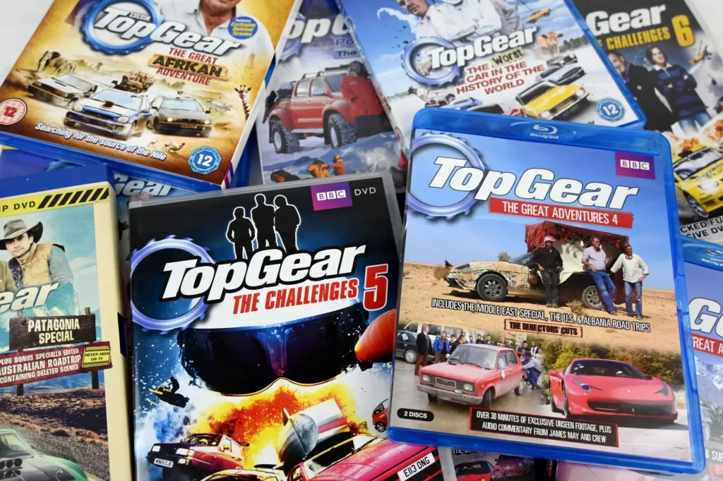 - MotorGuru.cz CD přebaly se sériemi Top Gear