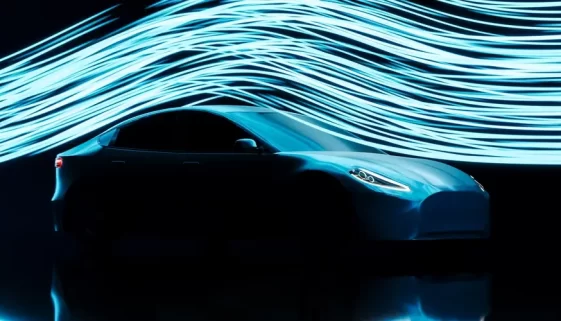 Test aerodynamiky vozidla v aerodynamickém tunelu