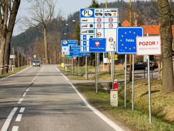 Hraniční přechod do Polska
