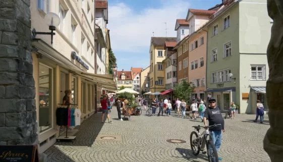 Město s pěší zónou