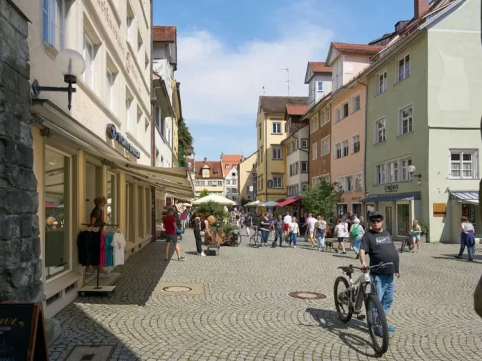 Město s pěší zónou