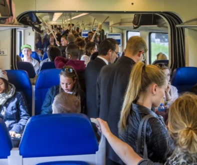 Někdy jsou vlaky opravdu přecpané