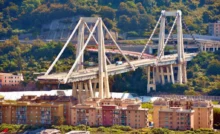 Zřícený most Ponte Morandi
