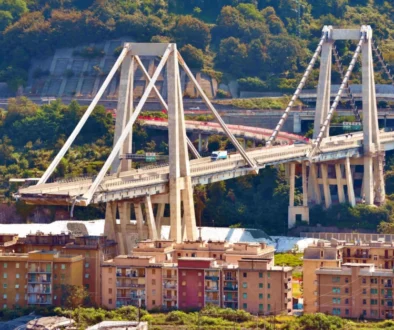 Zřícený most Ponte Morandi