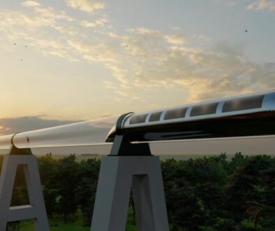 Ilustrace hyperloopu