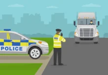 Policejní měření rychlosti radarem
