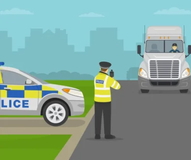 Policejní měření rychlosti radarem