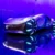 Boční pohled na celý koncept vozu Mercedes-Benz VISION AVTR s osvětlenými koly, organickými liniemi a futuristickým designem