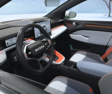 Minimalistický interiér nové Škody Epiq