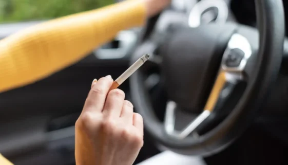 Kouření za volantem je v mnoha evropských zemích zakázáno.