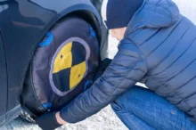 Textilní sněhové řetězy mohou v nouzi velmi pomoci.