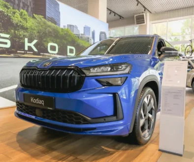 Škoda Kodiaq v showroomu