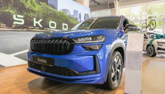 Škoda Kodiaq v showroomu