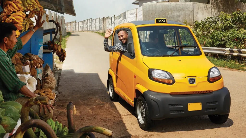 Bajaj Qute jako taxi