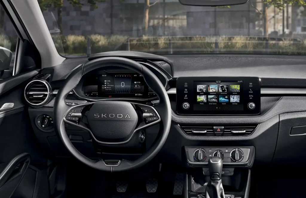 Interiér vozu Škoda Fabia