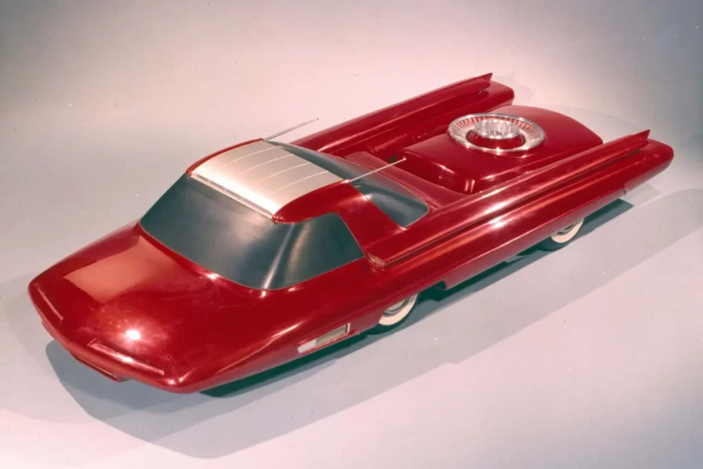 Ford Nucleon, červené auto na radioaktivní pohon