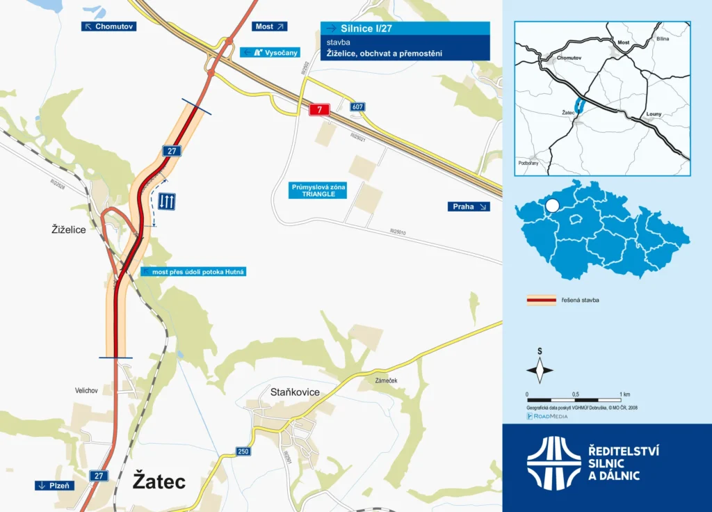 - MotorGuru.cz Mapa nového obchvatu Žiželic