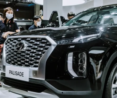 Hyndai Palisade na jedné ze svých prvních přehlídek.