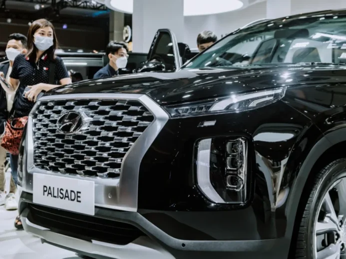 Hyndai Palisade na jedné ze svých prvních přehlídek.