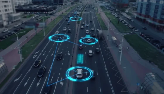 Autonomní vozidla budou mít na semaforu vlastní barvu.