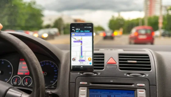 Navigace v autě
