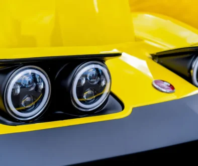 světlomety na starém autě