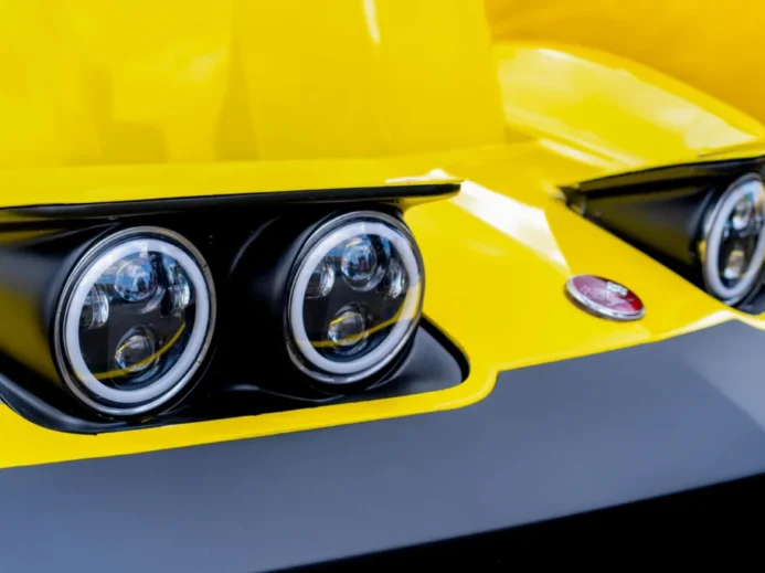 světlomety na starém autě