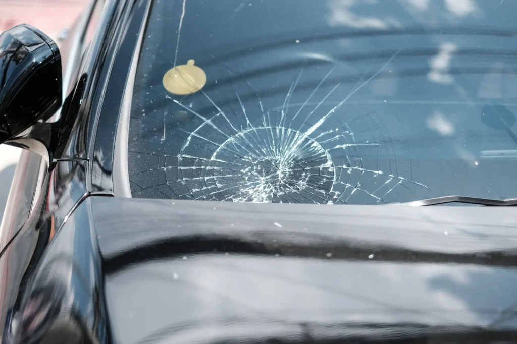 Prasklina čelního skla